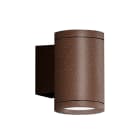 ROSSINI ILLUMINAZIONE - APPLIQUE BIEMISSIONE TONDA MARRONE 31,2W 40° IP65 3000K CRI80