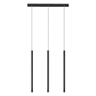 ROSSINI ILLUMINAZIONE - SOSPENSIONE 3 ELEMENTI LINEARE NERA/NERA LED 3X9W 3000K CRI90
