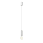 ROSSINI ILLUMINAZIONE - SOSPENZIONE BIANCA E27 60W IP20 15CM