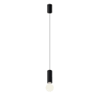 ROSSINI ILLUMINAZIONE - SOSPENSIONE NERA E27 60W IP20 15CM