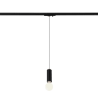 ROSSINI ILLUMINAZIONE - SOSPENSIONE BINARIO MONOFASE NERA E27 50W IP20 15CM