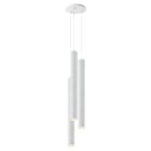 ROSSINI ILLUMINAZIONE - SOSPENSIONE 3 ELEMENTI TONDA BIANCA/BIANCA GU10 50W 60CM