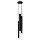 ROSSINI ILLUMINAZIONE - SOSPENSIONE 3 ELEMENTI TONDA NERA/NERA GU10 50W 60CM