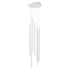 ROSSINI ILLUMINAZIONE - SOSPENSIONE 7 ELEMENTI TONDA BIANCA/BIANCA LED 7X9W 3000K CRI90
