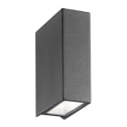 ROSSINI ILLUMINAZIONE - APPLIQUE BIEMISSIONE ANTRACITE LED 6W 50 - 50° IP54 3000K CRI80
