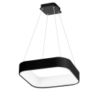 ROSSINI ILLUMINAZIONE - SOSPENSIONE QUADRATA NERA  LED 60W IP20 3000K CRI80