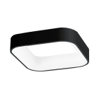 ROSSINI ILLUMINAZIONE - PLAFONIERA QUADRATA NERA LED 36W IP20 3000K CRI80