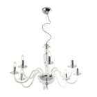 ROSSINI ILLUMINAZIONE - SOSPENSIONE IN VETRO CRISTALLO E14 IP20 84CM
