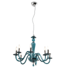 ROSSINI ILLUMINAZIONE - SOSPENSIONE IN VETRO OTTANIO E14 IP20 84CM
