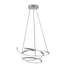 ROSSINI ILLUMINAZIONE - SOSPENSIONE ARGENTO SATINATO LED 45W IP20 4500K CRI80