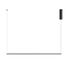 ROSSINI ILLUMINAZIONE - SOSPENSIONE ORIZZONTALE TITANIO LED 18W IP20 3000K CRI90