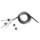 ROSSINI ILLUMINAZIONE - KIT PER FISSAGGIO A SOSPENSIONE CROMATO PER DRACMA 4PZ