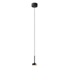 ROSSINI ILLUMINAZIONE - SOSPENSIONE NERO/BRONZO LED 7W 38° IP20 3000K CRI90