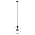 ROSSINI ILLUMINAZIONE - SOSPENSIONE NERA  E27 IP20