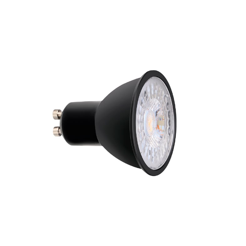 ROSSINI ILLUMINAZIONE - LAMPADINA LED DIMM. MINI GU10 NERA 4,9W 36° 2700K CRI90
