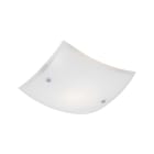 ROSSINI ILLUMINAZIONE - PLAFONIERA IN VETRO BIANCO SATINATO E27 IP20 30CM