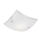 ROSSINI ILLUMINAZIONE - PLAFONIERA IN VETRO BIANCO SATINATO E27 IP20 40CM