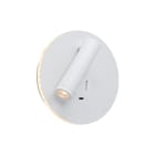 ROSSINI ILLUMINAZIONE - APPLIQUE BIANCA LED 9W 30° 3000K IP20 CRI80 CON USB