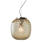 ROSSINI ILLUMINAZIONE - SOSPENSIONE CROMO IN VETRO BALLOTON BRONZO