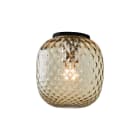 ROSSINI ILLUMINAZIONE - PLAFONIERA NERA IN VETRO BALLOTON BRONZO