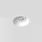 ROSSINI ILLUMINAZIONE - DOWNLIGHT TONDO ORIENTABILE IN GESSO RASATO BIANCO GU10 IP20