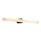 ROSSINI ILLUMINAZIONE - APPLIQUE DA BAGNO NERA CON S14D IN CERAMICA 7W IP44 2700K