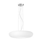 ROSSINI ILLUMINAZIONE - SOSPENSIONE IN VETRO BIANCO SATINATO E27 IP20