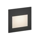 ROSSINI ILLUMINAZIONE - SEGNAPASSO QUADRATO IN VETRO NERO LED 1,5W IP20 3000K CRI90