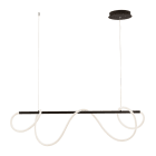 ROSSINI ILLUMINAZIONE - SOSPENSIONE ORIZZONTALE NERA  LED 50W IP20 3000K
