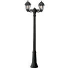 ROSSINI ILLUMINAZIONE - BOLLARD NERO E27 IP44 186CM