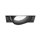 ROSSINI ILLUMINAZIONE - DOWNLIGHT QUADRATO RASATO CARDANICO NERO GU10 IP20