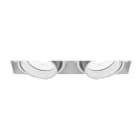 ROSSINI ILLUMINAZIONE - DOWNLIGHT DOPPIO QUADRATO RASATO CARDANICO BIANCO GU10 IP20