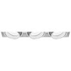ROSSINI ILLUMINAZIONE - DOWNLIGHT TRIPLO QUADRATO RASATO CARDANICO BIANCO GU10 IP20