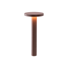 ROSSINI ILLUMINAZIONE - BOLLARD CORTEN LED 10W 82° IP65 3000K CRI80 20D 45CM
