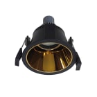 ROSSINI ILLUMINAZIONE - DOWNLIGHT TONDO NERO RIFLETTORE ORO GU10 IP20
