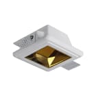 ROSSINI ILLUMINAZIONE - DOWNLIGHT QUADRATO IN GESSO RIFLETTORE ORO GU10 IP20