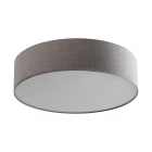 ROSSINI ILLUMINAZIONE - PLAFONIERA CON PARALUME CILINDRICO GRIGIO E27 IP20 58CM