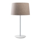 ROSSINI ILLUMINAZIONE - LAMPADA TAVOLO BIANCA/PARALUME CONICO AVORIO E27 IP20