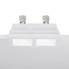ROSSINI ILLUMINAZIONE - DOWNLIGHT DOPPIO QUADRATO IN GESSO RASATO BIANCO GU10 IP20
