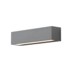 ROSSINI ILLUMINAZIONE - APPLIQUE BIEMISSIONE GRIGIA LED 15W 120° IP54 3000-4000K CRI80
