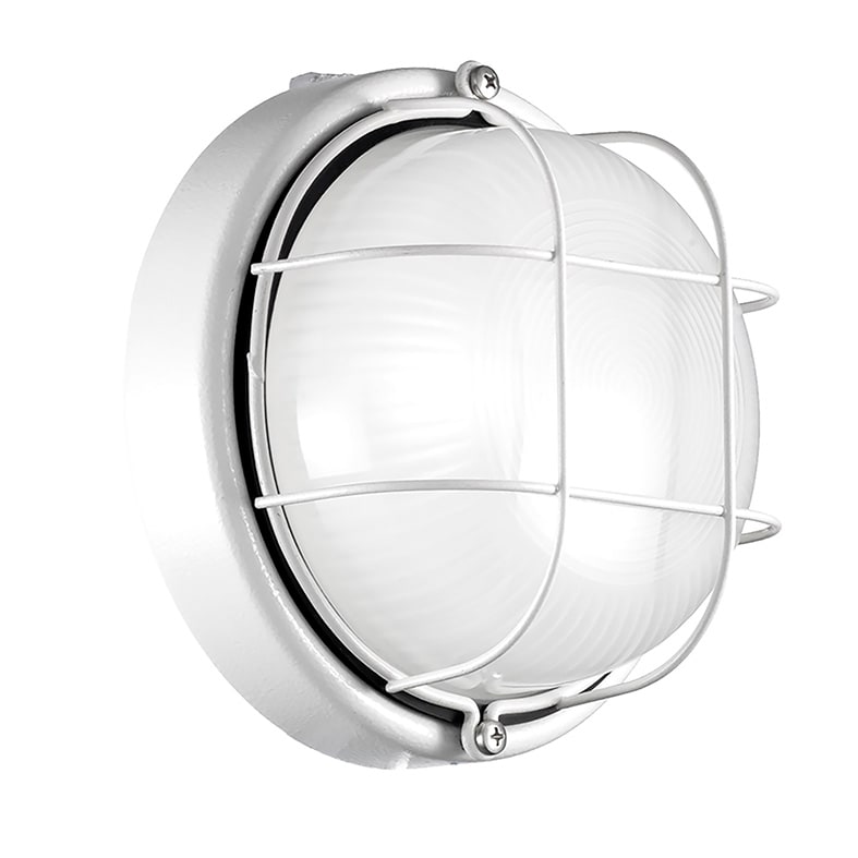 ROSSINI ILLUMINAZIONE - APPLIQUE/PLAFONIERA TONDA BIANCA E27 IP5