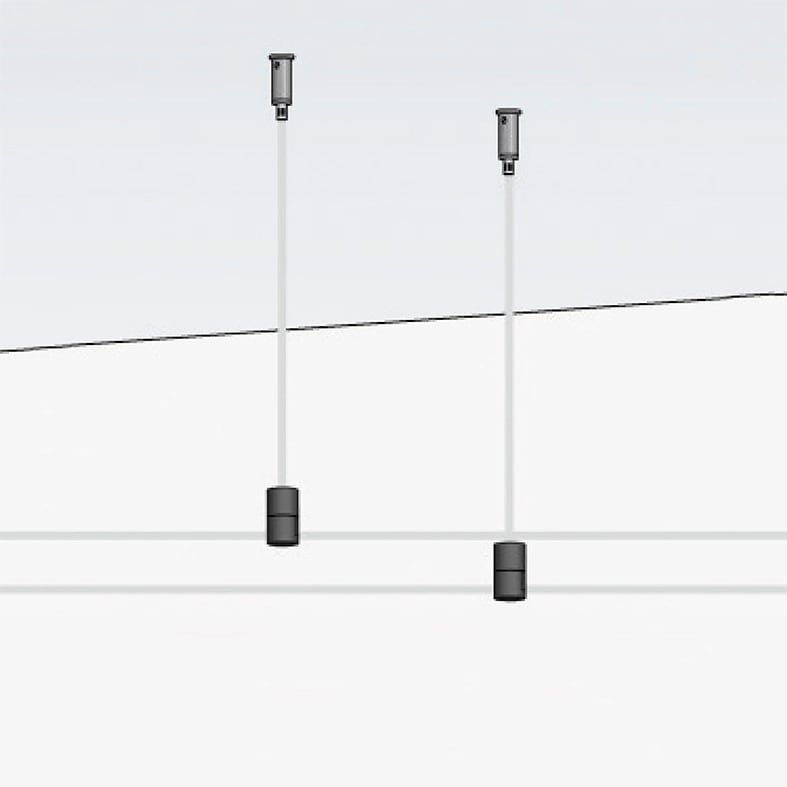 ROSSINI ILLUMINAZIONE - KIT SOSPENSIONE CROMATO PER WIRE/CABLE