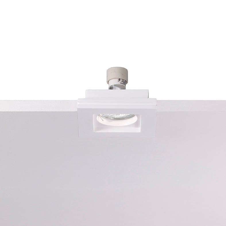 ROSSINI ILLUMINAZIONE - INC.GESSO PLAS QUAD 100X100X30 GU10 REDI