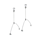 ROSSINI ILLUMINAZIONE - KIT SOSPENSIONE IN OTTONE CROMATO PER BI