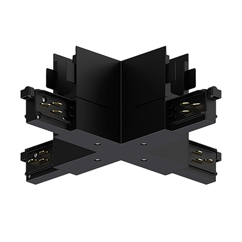 ROSSINI ILLUMINAZIONE - GIUNTO ELETTRICO A X PER GROH NERO