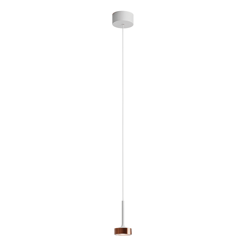 ROSSINI ILLUMINAZIONE - SOSPENSIONE BIANCO/RAME LED 7W 38  IP20