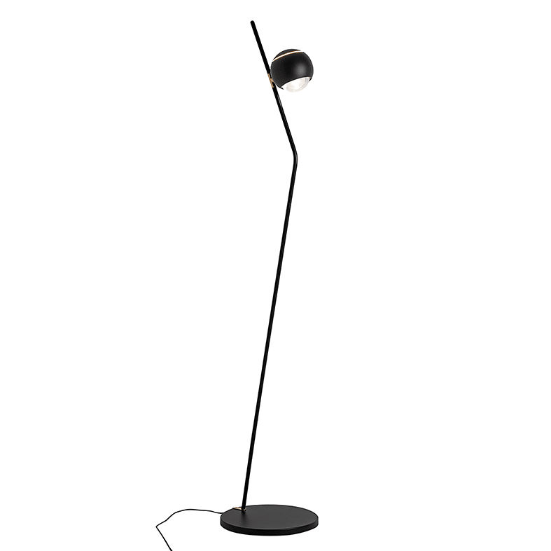 ROSSINI ILLUMINAZIONE - PIANTANA ORIENTABILE NERA/ORO LED 8,5W 2