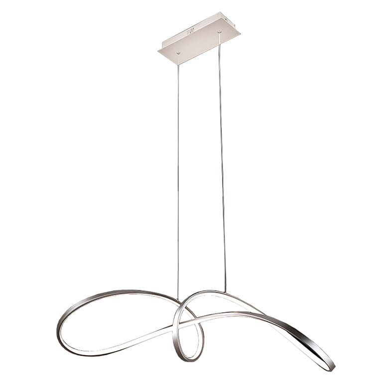 ROSSINI ILLUMINAZIONE - SOSPENSIONE NICHEL SATINATO LED 40W IP20