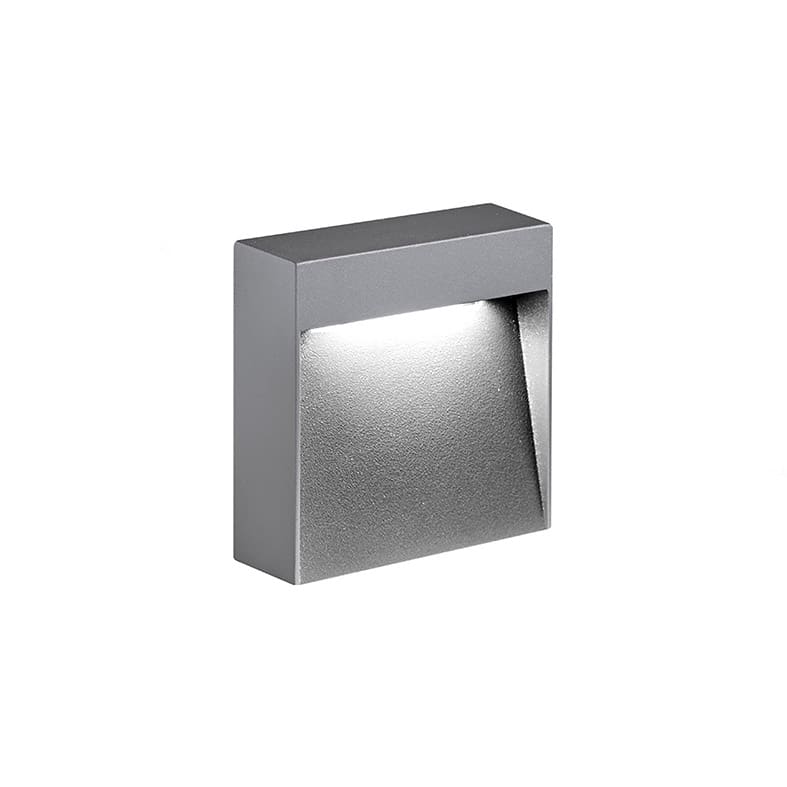 ROSSINI ILLUMINAZIONE - APPLIQUE GRIGIA LED 3W 50 IP65 3000K CR