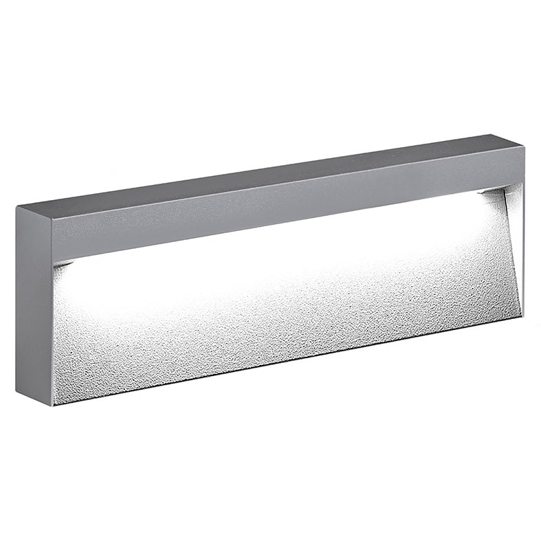 ROSSINI ILLUMINAZIONE - APPLIQUE GRIGIA LED 8W 50  IP65 4000K CR